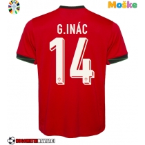 Moške Nogometnih dresov Portugalska Goncalo Inacio #14 Domači EP 2024 Kratki rokavi